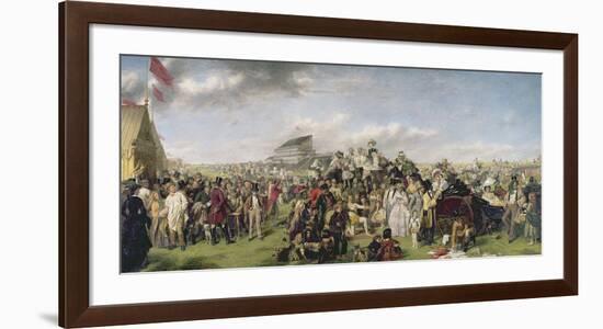 Derby Day - Coloured Version-William Frith-Framed Premium Giclee Print