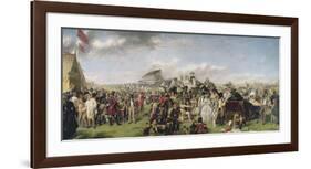 Derby Day - Coloured Version-William Frith-Framed Premium Giclee Print