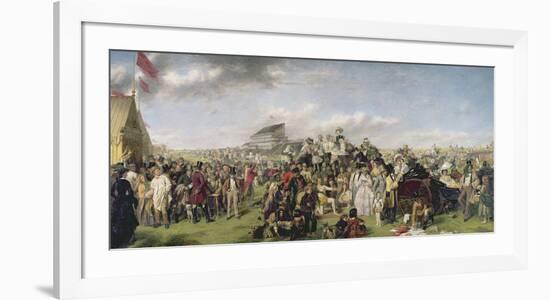 Derby Day - Coloured Version-William Frith-Framed Premium Giclee Print