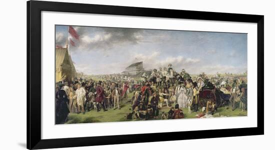 Derby Day - Coloured Version-William Frith-Framed Premium Giclee Print