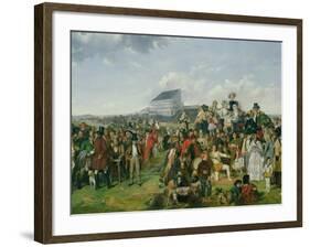 Derby Day (Detail)-William Powell Frith-Framed Giclee Print