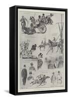 Derby Day Sketches, on the Road and on the Course-Ralph Cleaver-Framed Stretched Canvas
