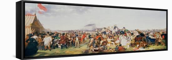 Derby Day-William Powell Frith-Framed Stretched Canvas