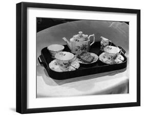 'Derby Posies' Teaset-Elsie Collins-Framed Photographic Print