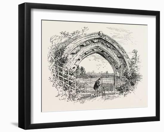 Derby, Ruined Arch Leading to Vestibule of the Chapter-House-null-Framed Giclee Print