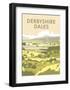 Derbyshire Dales - Dave Thompson Contemporary Travel Print-Dave Thompson-Framed Art Print