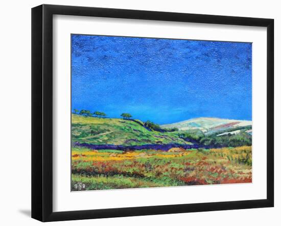 Derbyshire Landscape, 1999-Trevor Neal-Framed Giclee Print