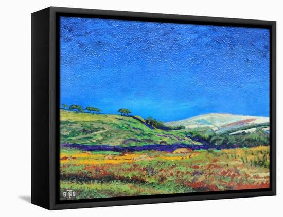 Derbyshire Landscape, 1999-Trevor Neal-Framed Stretched Canvas