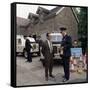 Derbyshire Police Commissioner Taking Delivery of Two New Land Rovers, Matlock, Derbyshire, 1969-Michael Walters-Framed Stretched Canvas