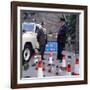 Derbyshire Police Commissioner Taking Delivery of Two New Land Rovers, Matlock, Derbyshire, 1969-Michael Walters-Framed Photographic Print