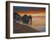 Derdal Door Dorset,  pastel-Margo Starkey-Framed Giclee Print