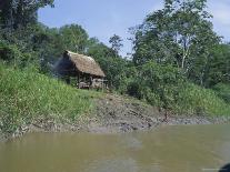 River Bank Settlement, Amazon, Peru, South America-Derek Furlong-Photographic Print
