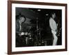 Derek Hogg (Drums) and Bobby Wellins (Saxophone) Playing at the Bell, Codicote, Hertfordshire, 1985-Denis Williams-Framed Photographic Print