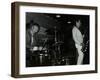 Derek Hogg (Drums) and Bobby Wellins (Saxophone) Playing at the Bell, Codicote, Hertfordshire, 1985-Denis Williams-Framed Photographic Print
