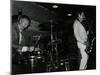 Derek Hogg (Drums) and Bobby Wellins (Saxophone) Playing at the Bell, Codicote, Hertfordshire, 1985-Denis Williams-Mounted Photographic Print