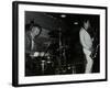 Derek Hogg (Drums) and Bobby Wellins (Saxophone) Playing at the Bell, Codicote, Hertfordshire, 1985-Denis Williams-Framed Photographic Print