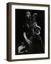 Derek Hogg (Drums) and John Barnes (Saxophone) Playing at the Stables, Wavendon, Buckinghamshire-Denis Williams-Framed Photographic Print