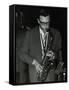 Derek Humble Playing Alto Saxophone at the Civic Restaurant, College Green, Bristol, 1955-Denis Williams-Framed Stretched Canvas