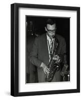 Derek Humble Playing Alto Saxophone at the Civic Restaurant, College Green, Bristol, 1955-Denis Williams-Framed Photographic Print