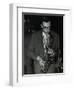 Derek Humble Playing Alto Saxophone at the Civic Restaurant, College Green, Bristol, 1955-Denis Williams-Framed Photographic Print