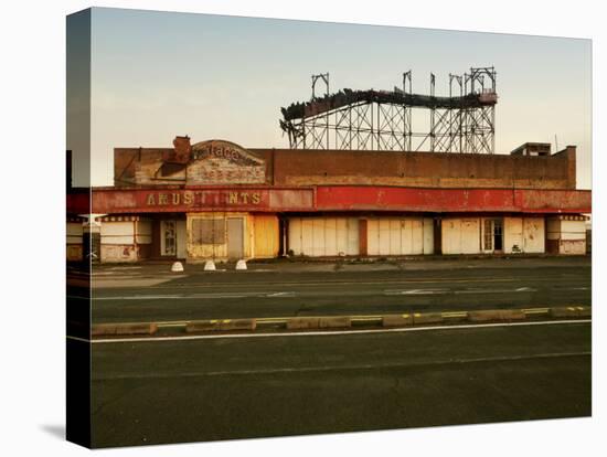 Derelict Amusement Park, North Wales, United Kingdom, Europe-Purcell-Holmes-Stretched Canvas