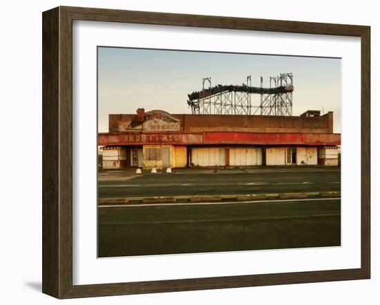 Derelict Amusement Park, North Wales, United Kingdom, Europe-Purcell-Holmes-Framed Photographic Print