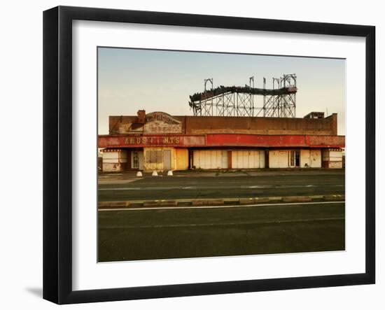Derelict Amusement Park, North Wales, United Kingdom, Europe-Purcell-Holmes-Framed Photographic Print