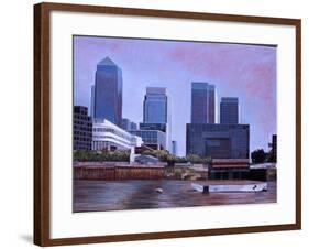 Derelict Barge, 2007-Peter Wilson-Framed Giclee Print