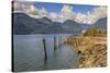 Derelict buildings off The Sea to Sky Highway near Squamish, British Columbia, Canada, North Americ-Frank Fell-Stretched Canvas