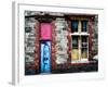 Derelict Door and Window with Graffiti-Clive Nolan-Framed Photographic Print