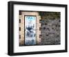 Derelict Door with Graffiti 4-Clive Nolan-Framed Photographic Print