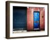 Derelict Door with Graffiti-Clive Nolan-Framed Photographic Print