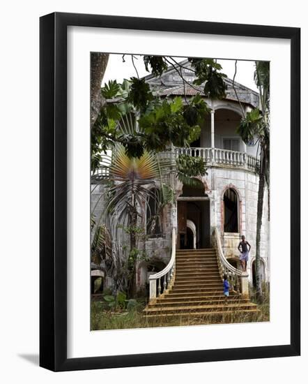 Derelict Hospital, Sao Tomé-Camilla Watson-Framed Photographic Print