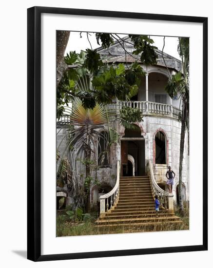 Derelict Hospital, Sao Tomé-Camilla Watson-Framed Photographic Print