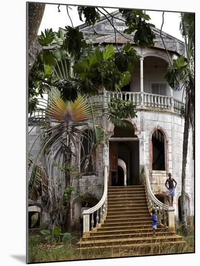 Derelict Hospital, Sao Tomé-Camilla Watson-Mounted Photographic Print