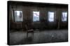 Derelict Interior with Chair-Nathan Wright-Stretched Canvas