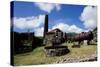 Derelict Old Sugar Mill, Nevis, St. Kitts and Nevis-Robert Harding-Stretched Canvas