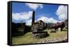 Derelict Old Sugar Mill, Nevis, St. Kitts and Nevis-Robert Harding-Framed Stretched Canvas