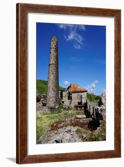 Derelict Old Sugar Mill, Nevis, St. Kitts and Nevis-Robert Harding-Framed Photographic Print