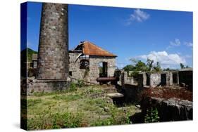 Derelict Old Sugar Mill, Nevis, St. Kitts and Nevis-Robert Harding-Stretched Canvas
