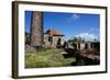 Derelict Old Sugar Mill, Nevis, St. Kitts and Nevis-Robert Harding-Framed Photographic Print