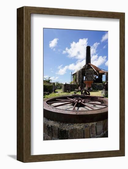 Derelict Old Sugar Mill, Nevis, St. Kitts and Nevis-Robert Harding-Framed Photographic Print