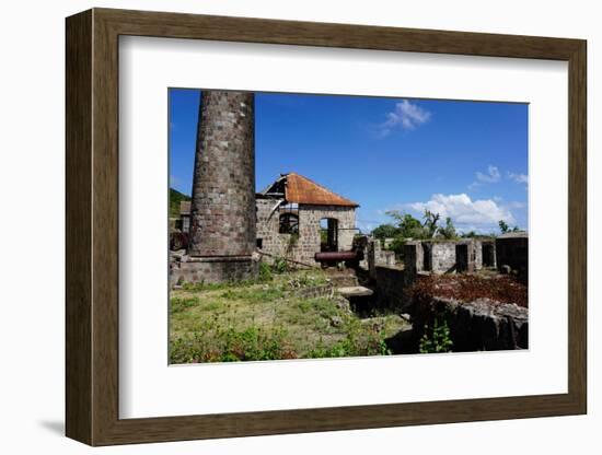 Derelict Old Sugar Mill, Nevis, St. Kitts and Nevis-Robert Harding-Framed Photographic Print