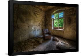 Derelict Room with Chair-Nathan Wright-Framed Photographic Print