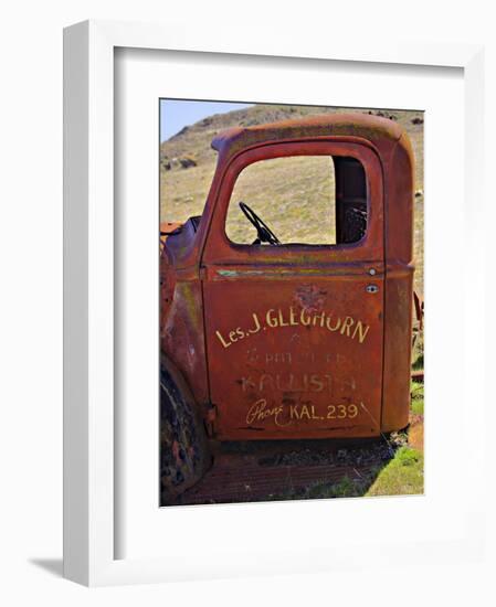 Derelict Truck, near Ararat, Victoria, Australia-David Wall-Framed Photographic Print