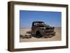 Derelict Truck Near Fish River Canyon, Southern Namibia-David Wall-Framed Photographic Print