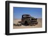 Derelict Truck Near Fish River Canyon, Southern Namibia-David Wall-Framed Photographic Print