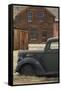 Derelict Vintage Truck and Old Buildings, Bodie Ghost Town, California-David Wall-Framed Stretched Canvas