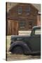 Derelict Vintage Truck and Old Buildings, Bodie Ghost Town, California-David Wall-Stretched Canvas