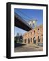 Derelict Warehouses Under Brooklyn Bridge, Brooklyn, New York City, New York, USA-Amanda Hall-Framed Photographic Print